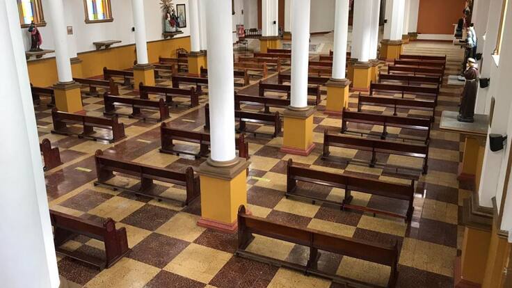 Génova es pionero en la reapertura de la iglesia católica en el Quindío