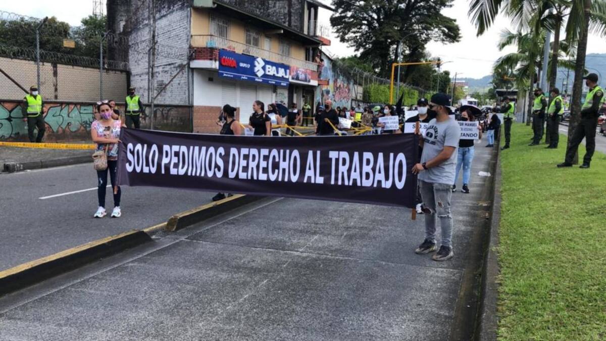 Integrantes del gremio nocturno en Risaralda convocaron una nueva protesta