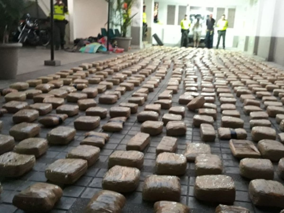 Incautan media tonelada de marihuana en el Tolima