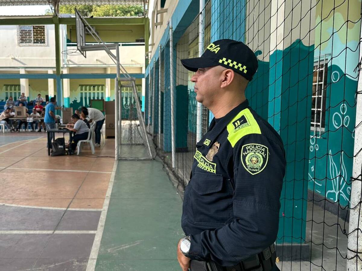 Policía reporta balance positivo en Barranquilla durante las elecciones presidenciales