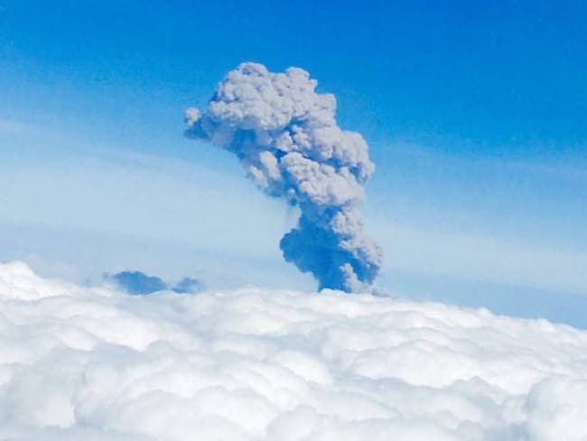 Viajeros han captado la actividad del Volcán Nevado del Ruiz