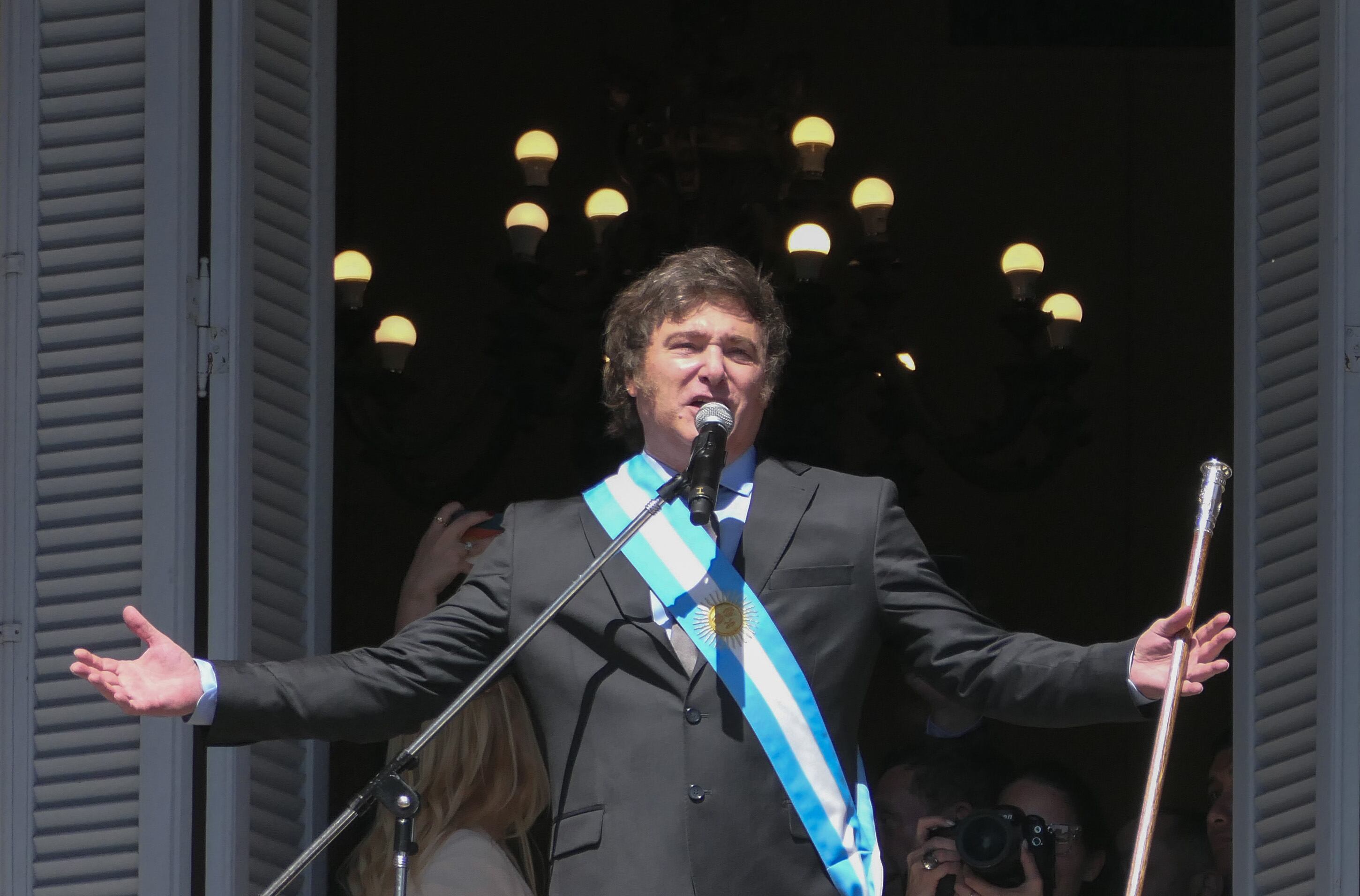 El presidente de Argentina, Javier Mile.
(Foto: EFE/ Enrique García Medina)