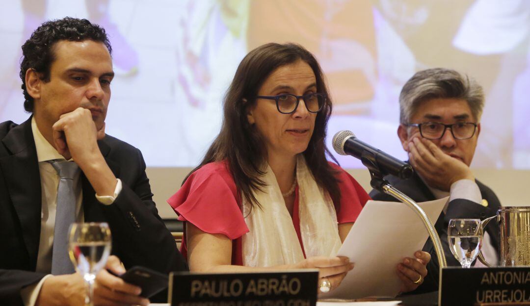 Comisionada Antonia Urrejola, presidenta de la Comisión Interamericana de Derechos Humanos