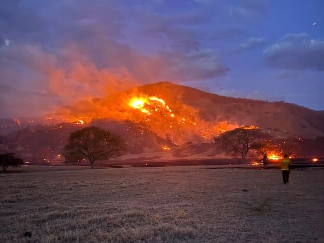 Incendios en Cundinamarca.