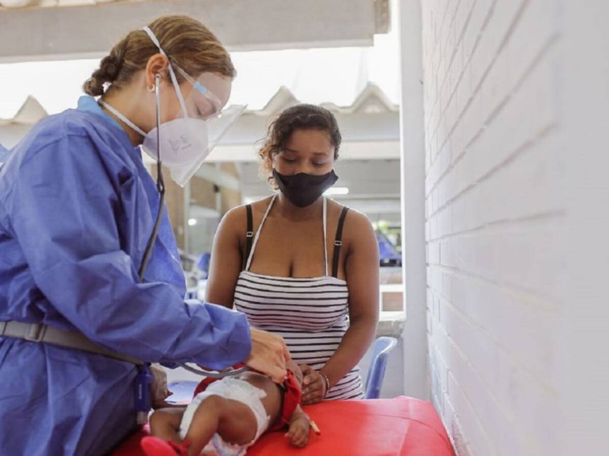 Brigada de salud se tomó el sector Isla de León en Cartagena