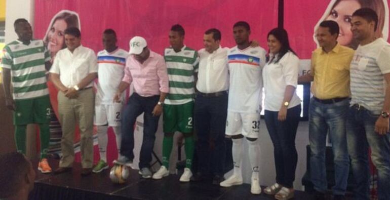 El Valledupar Futbol Club hizo oficial la alianza con el sector privado.