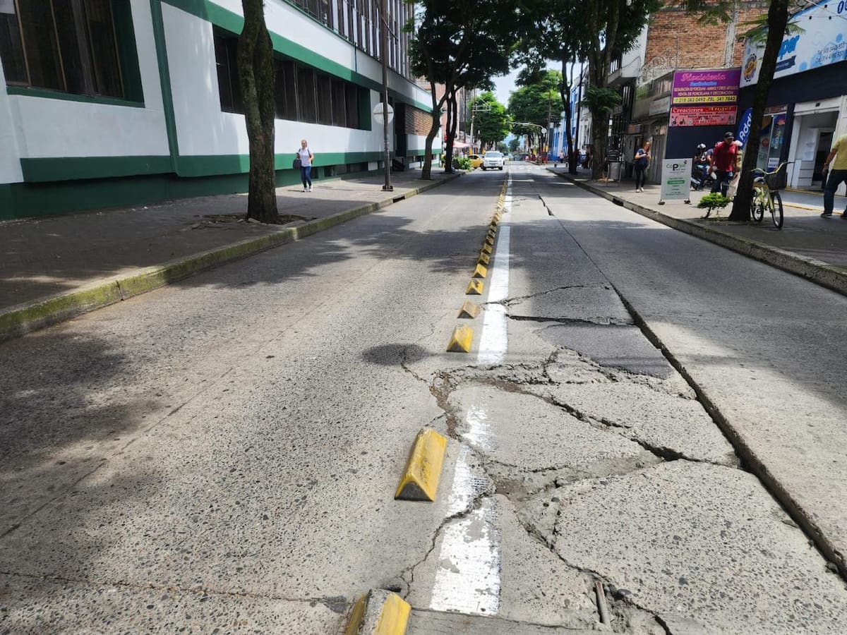 Pereira renovará tres puntos que están muy deteriorados de la Carrera Octava