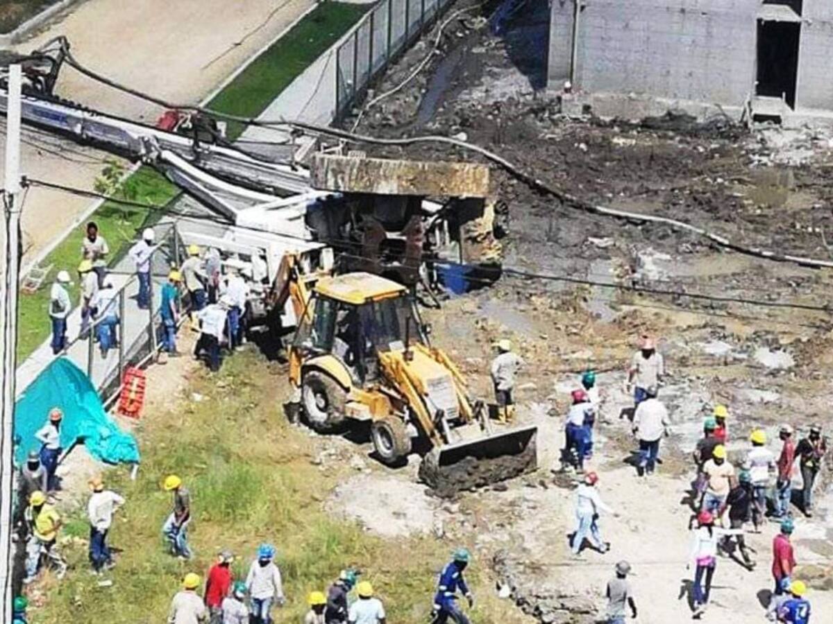 Caída de piloteadora deja un muerto en el sur de Cartagena