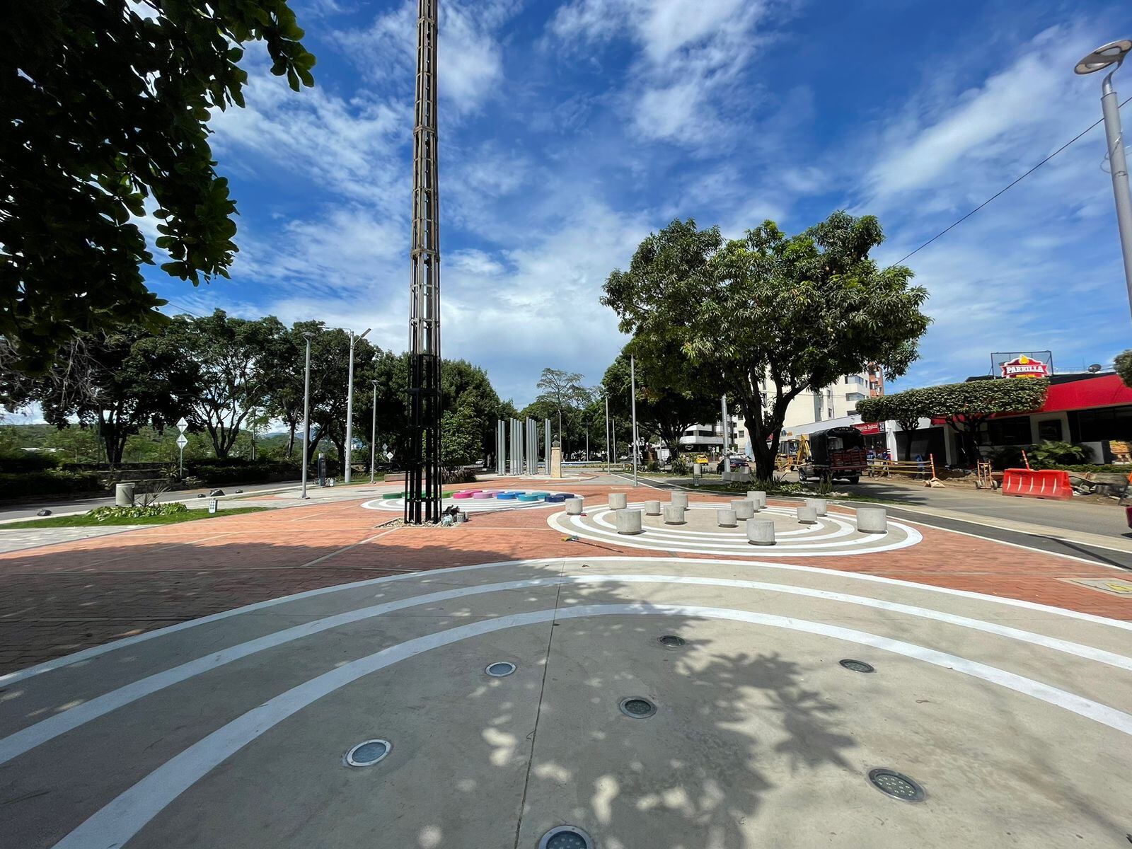 Obra del malecón avanza en la avenida Libertadores.