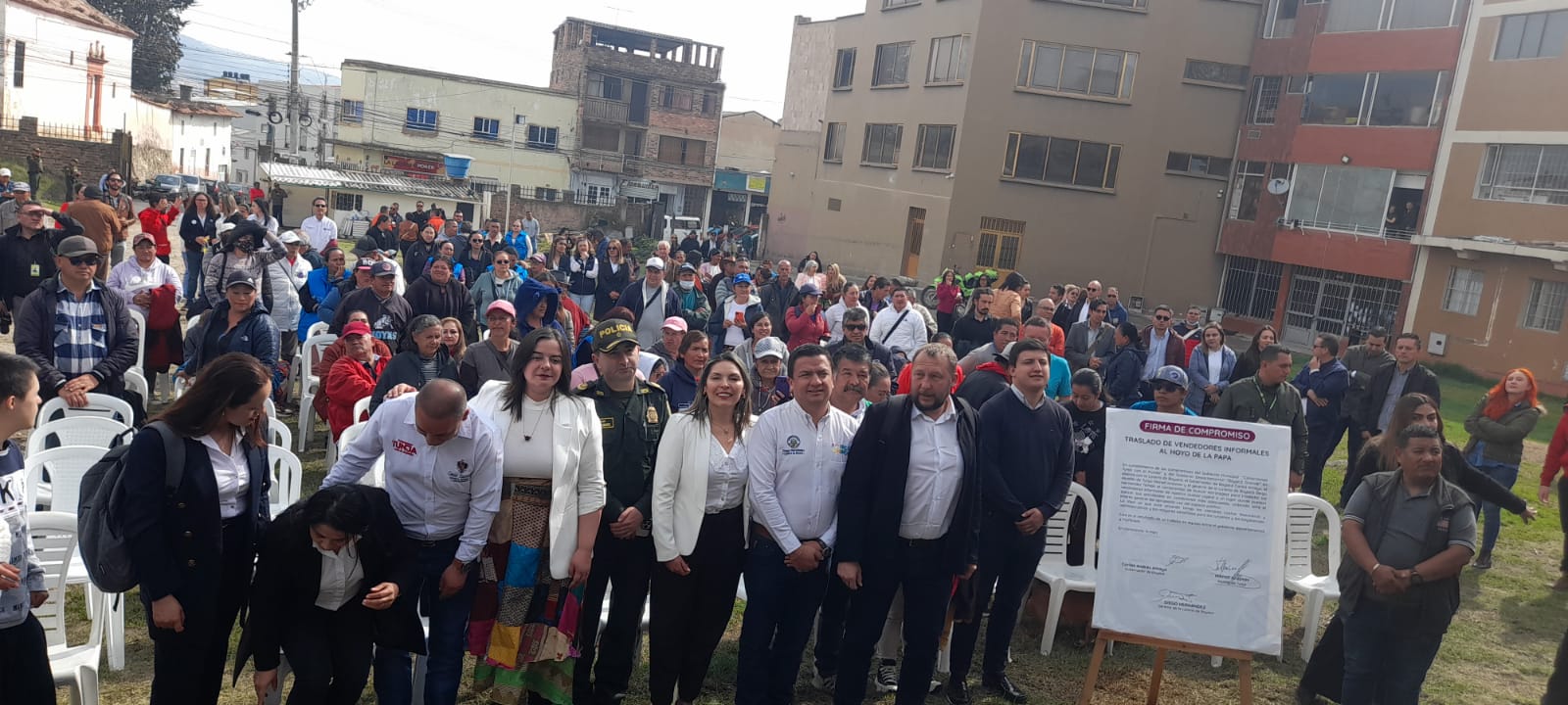 Los vendedores ambulantes del Centro Histórico de Tunja, serán reubicados en el Hoyo de la Papa, que está a cuatro cuadras de la Plaza de Bolívar