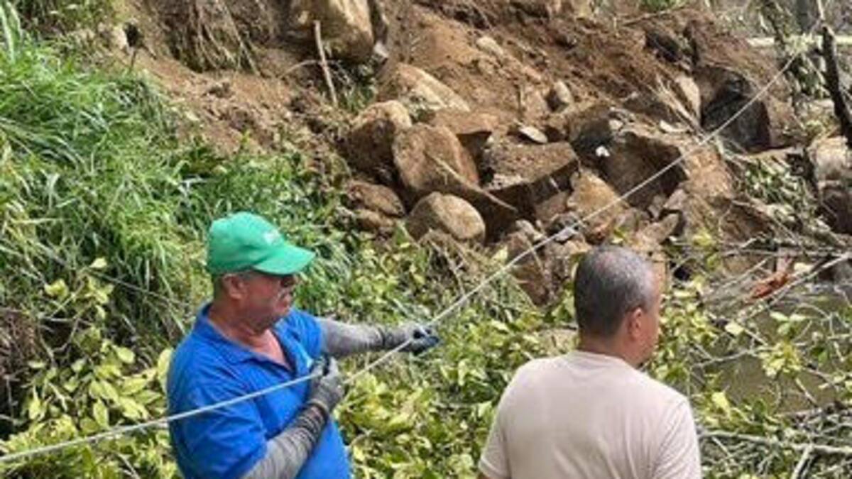 Lluvias ocasionaron 40 derrumbes en Cocorná: hay veredas incomunicadas y sectores sin agua