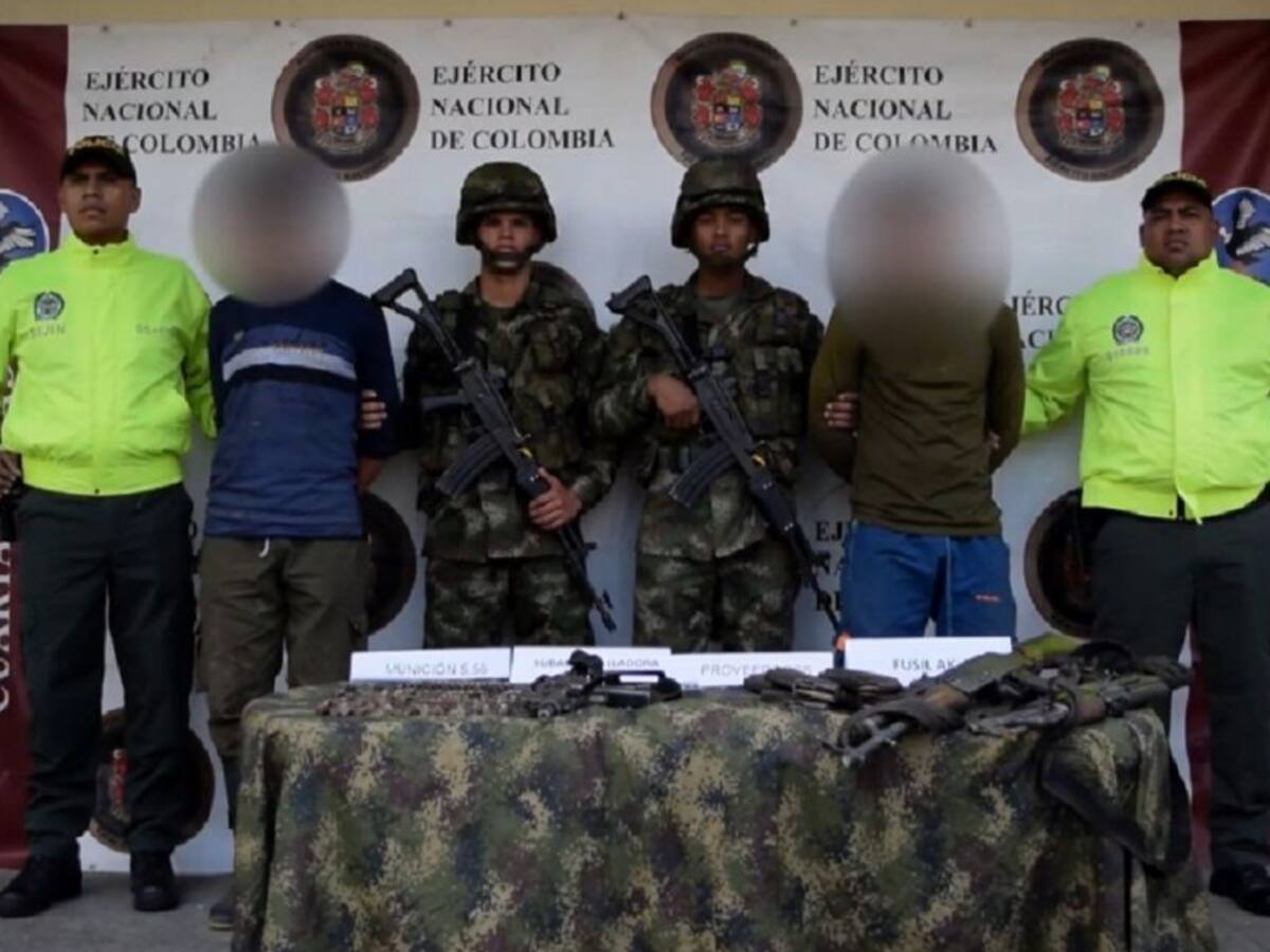 En combates con el ejército fueron capturados tres disidentes en Ituango