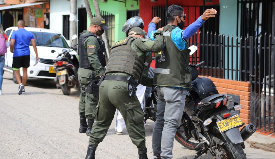 Operativos de control en Caldas. Imagen de archivo