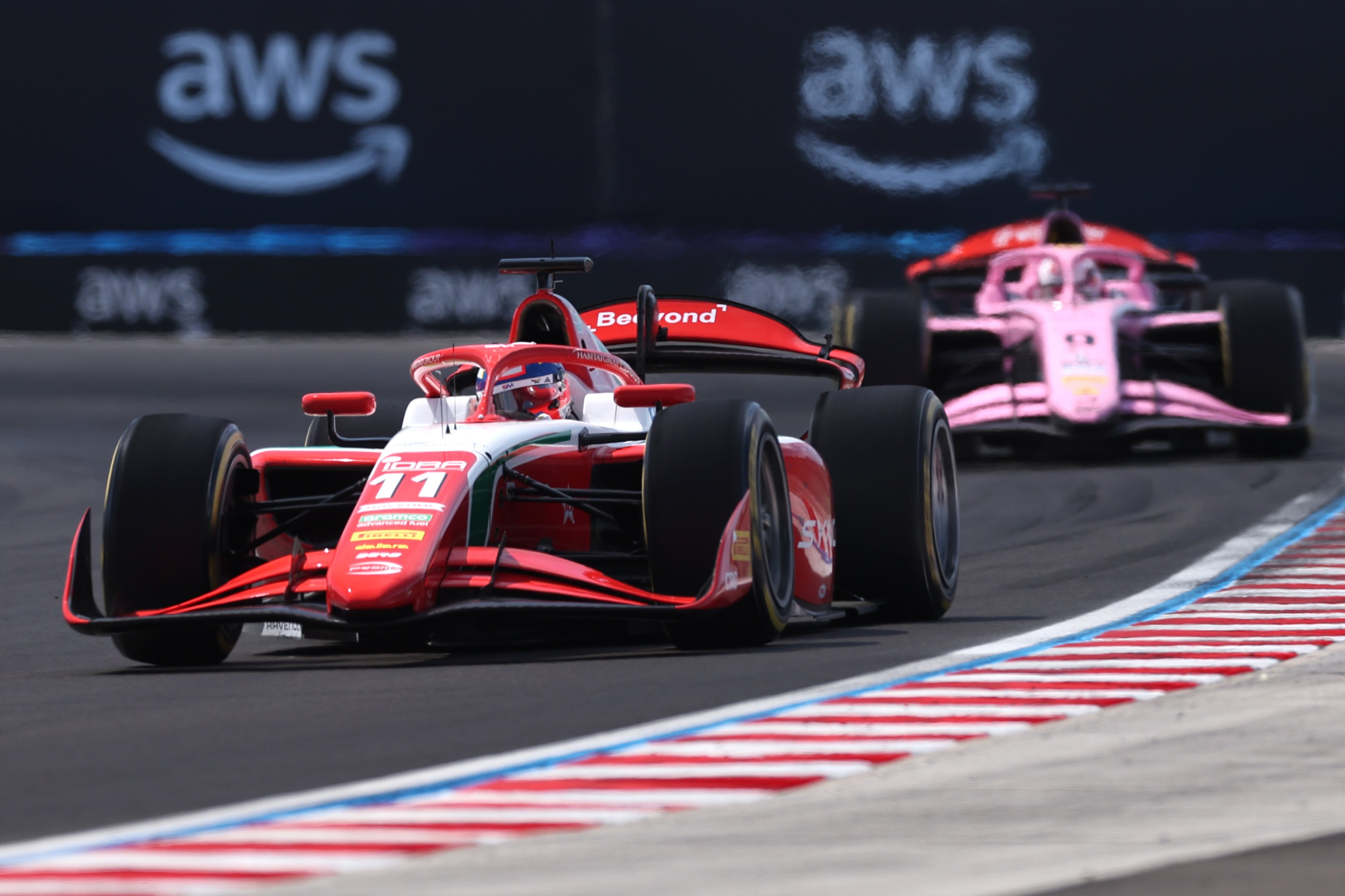 Sebastián Montoya durante la carrera sprint del GP de Budapest. (Photo by Dom Gibbons - Formula 1/Formula 1 via Getty Images)