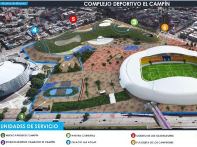 Lista la estructuración financiera para la renovación del Campín en Bogotá