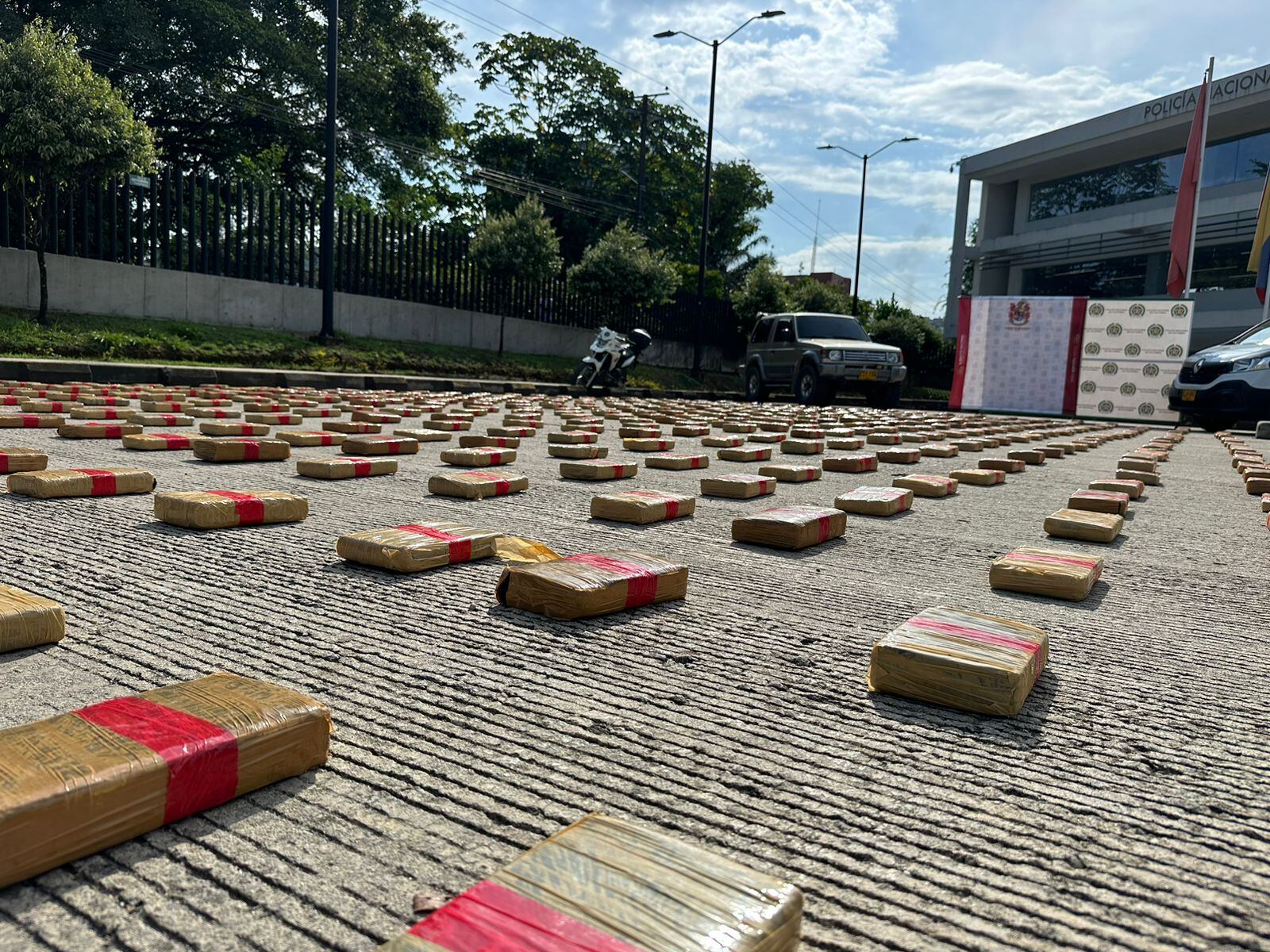 El cargamento provenía del departamento del Cauca.  Foto Ejercito Caquetá.