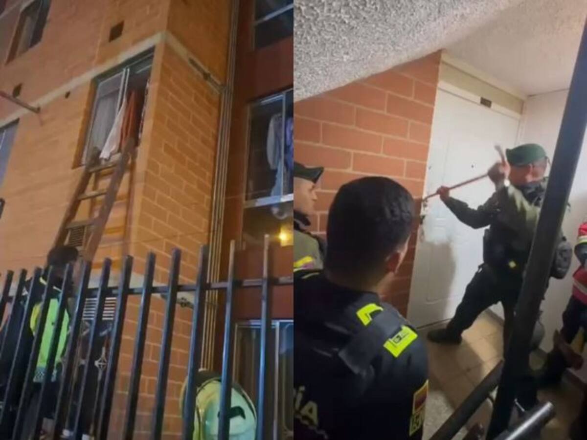 Autoridades rescatan a una madre y a su hija amenazadas por un hombre armado en Soacha