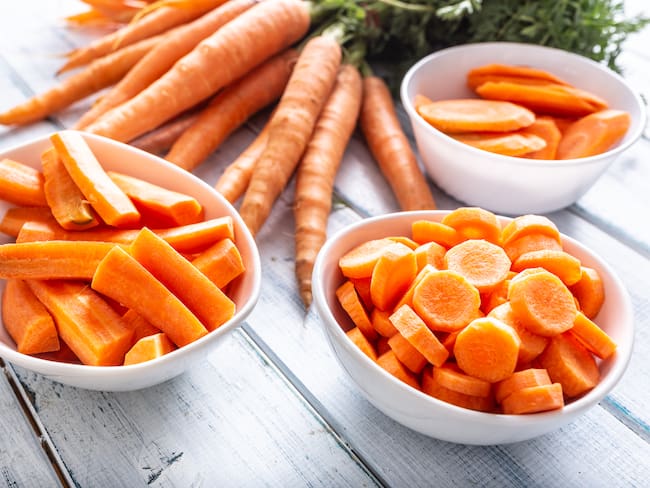 La zanahoria tiene más azúcar, cocida o cruda - Getty Images