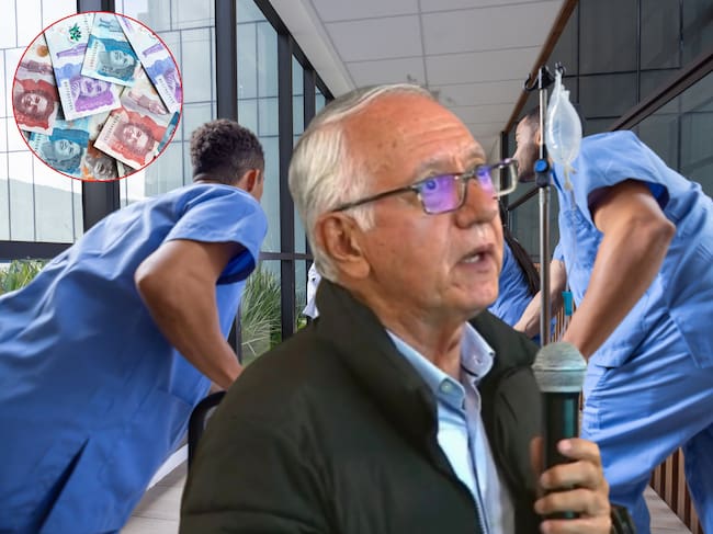 Imagen de referencia. Guillermo Jaramillo: Gobierno Nacional / Hospital - Dinero: Getty Images.