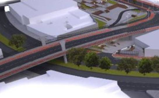 Desde Invico se construirá este puente que desembocará en la carrera novena.