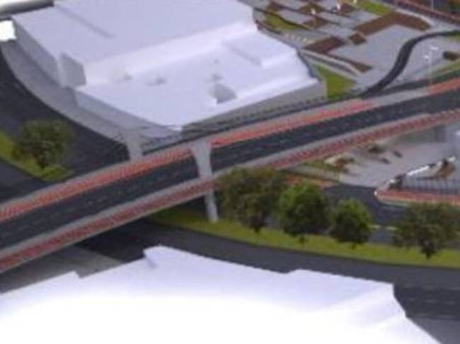 Desde Invico se construirá este puente que desembocará en la carrera novena.