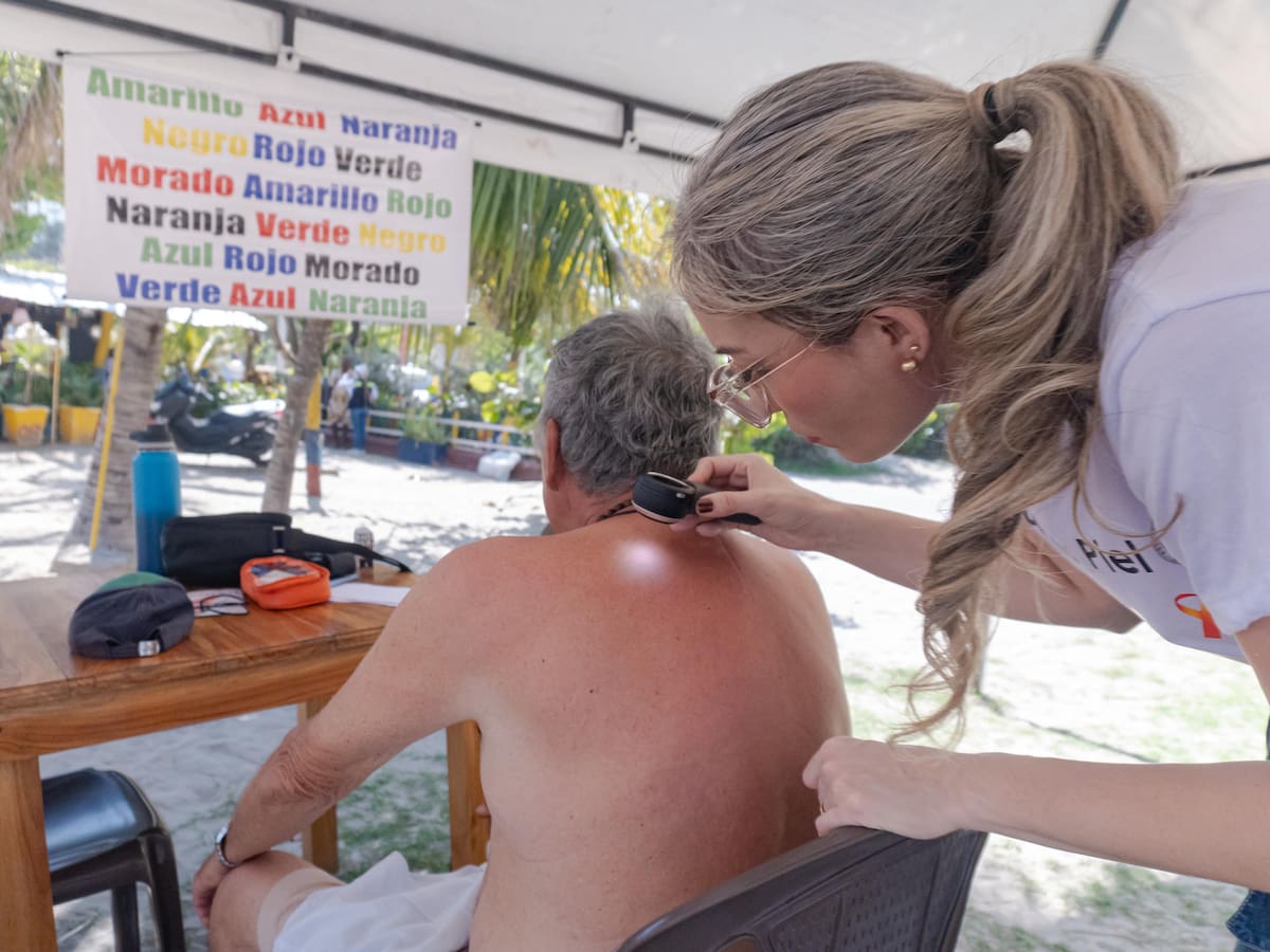 Jornada distrital de prevención del cáncer de piel en Cartagena