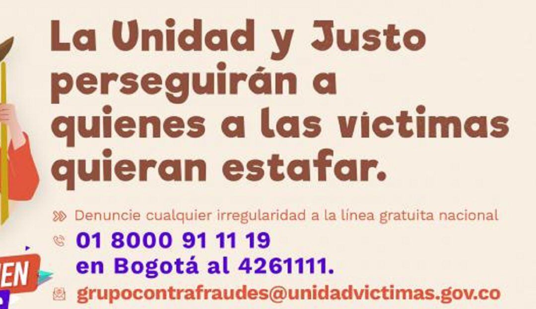 Se han detectado más de 41 mil falsas víctimas del conflicto 