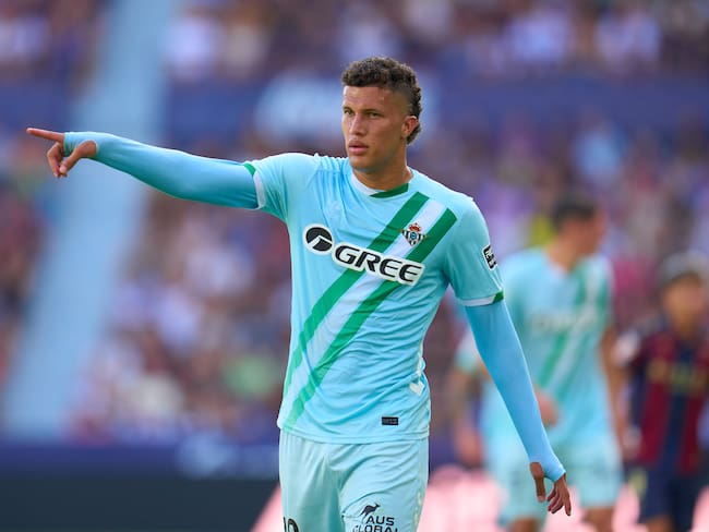 Nelson Deossa, colombiano de Real Betis / Getty Images.