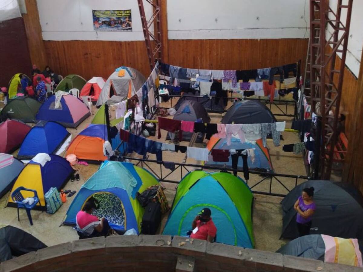 Va una semana de protesta de profesores en Bogotá