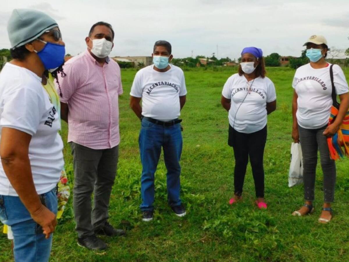 Realizaron visita a predios para alcantarillado de Bayunca y Pontezuela