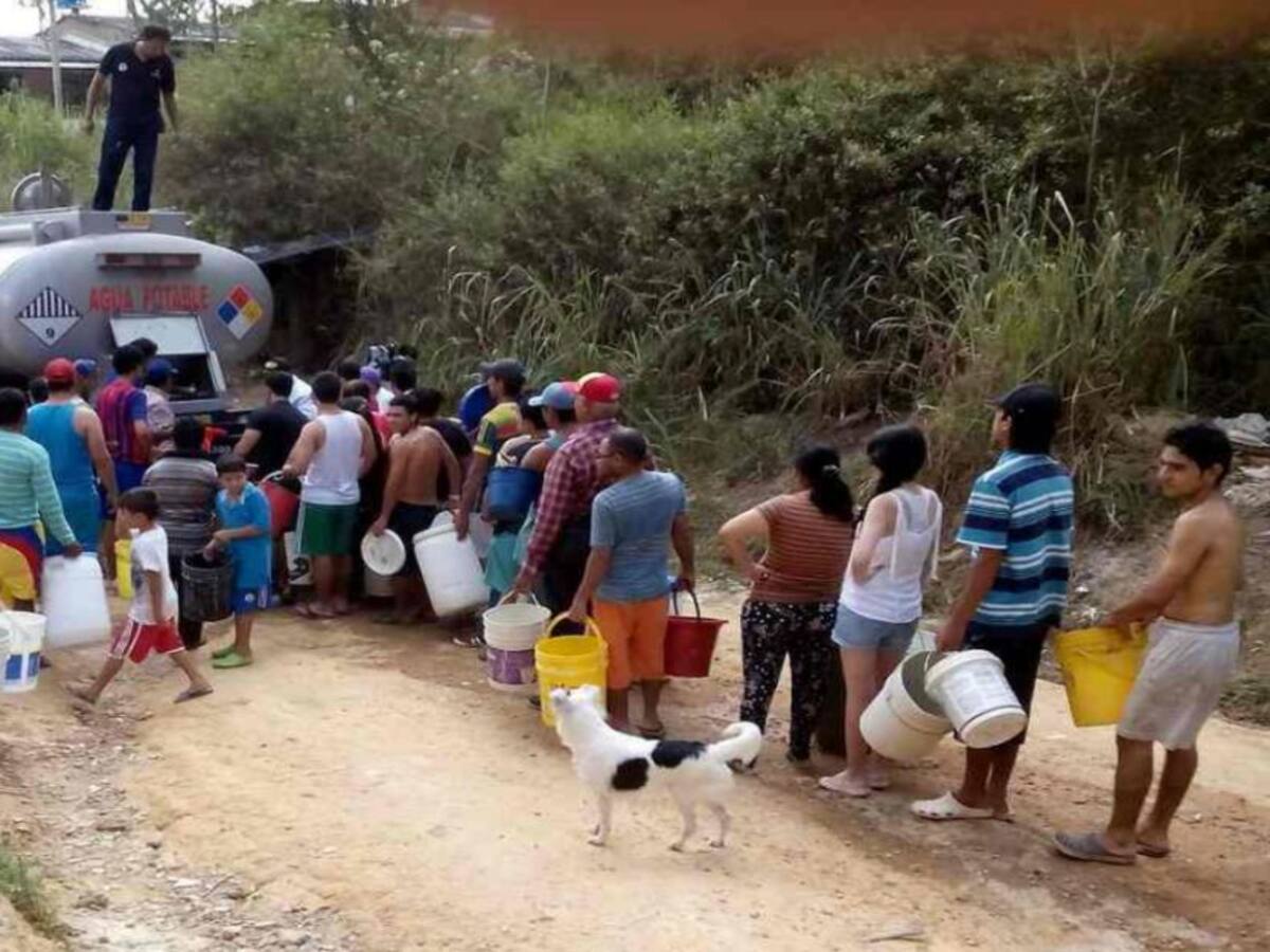Las lluvias han afectado el acueducto municipal y esto ha complicado el suministro de agua.