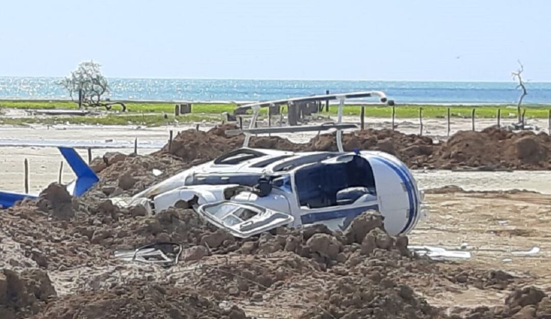 Helicoptero accidentado