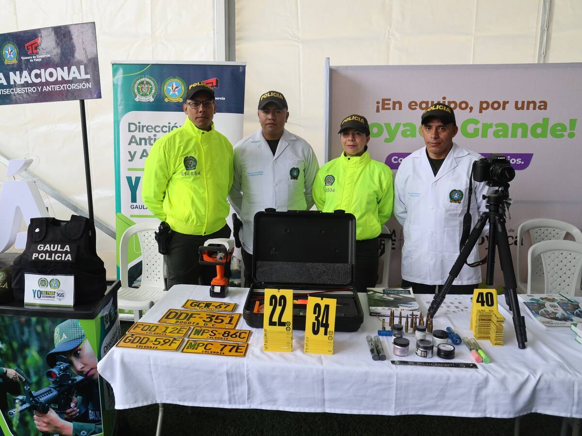 Seguridad en el departamento de Boyacá: incremento de pie de fuerza y fortalecimiento de vigilancia