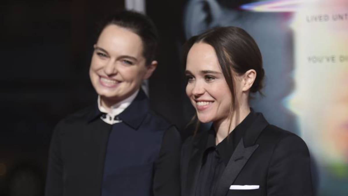 Ellen Page se unió en matrimonio con su novia Emma Portner