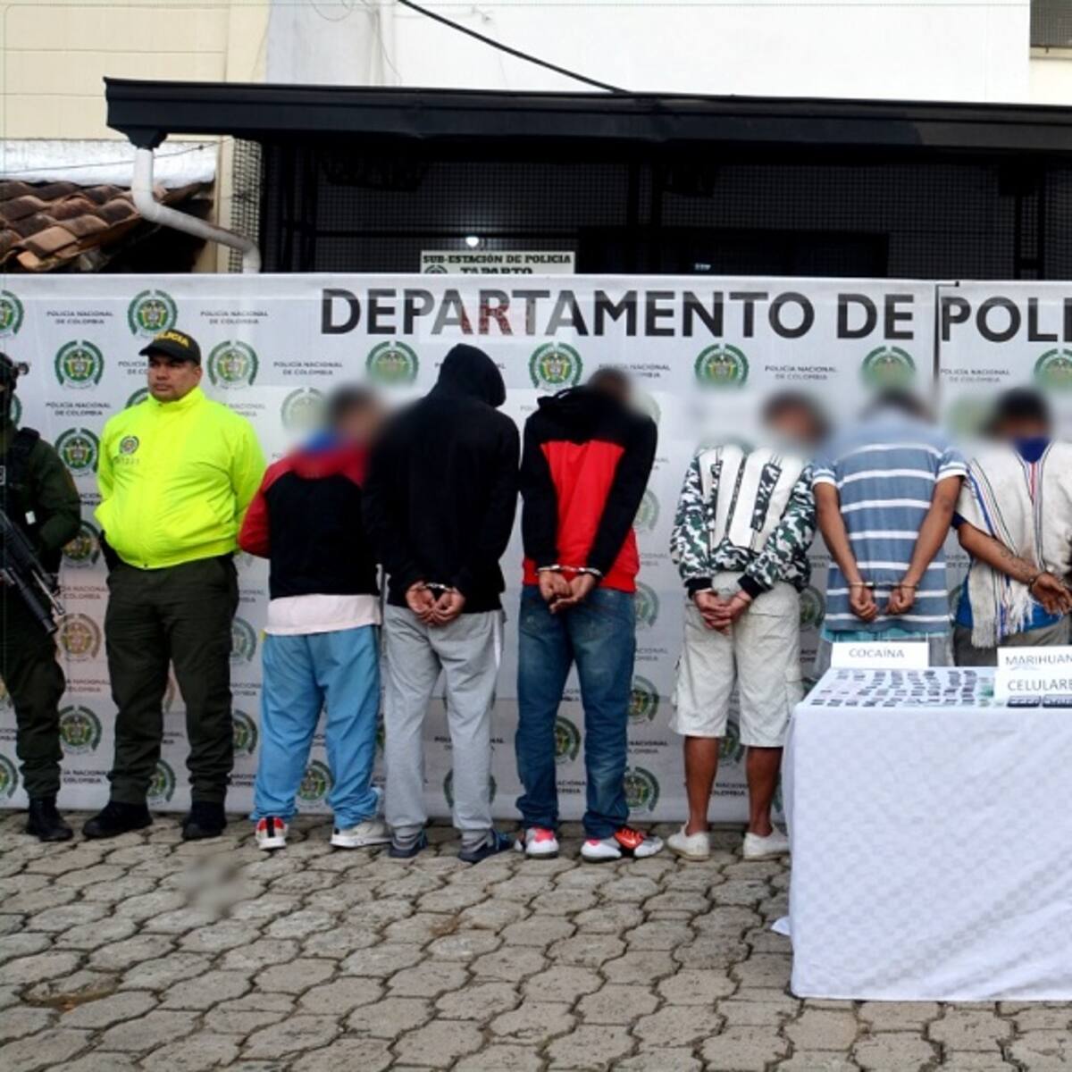 En Andes desarticularon un grupo ilegal con el arrestó de once personas