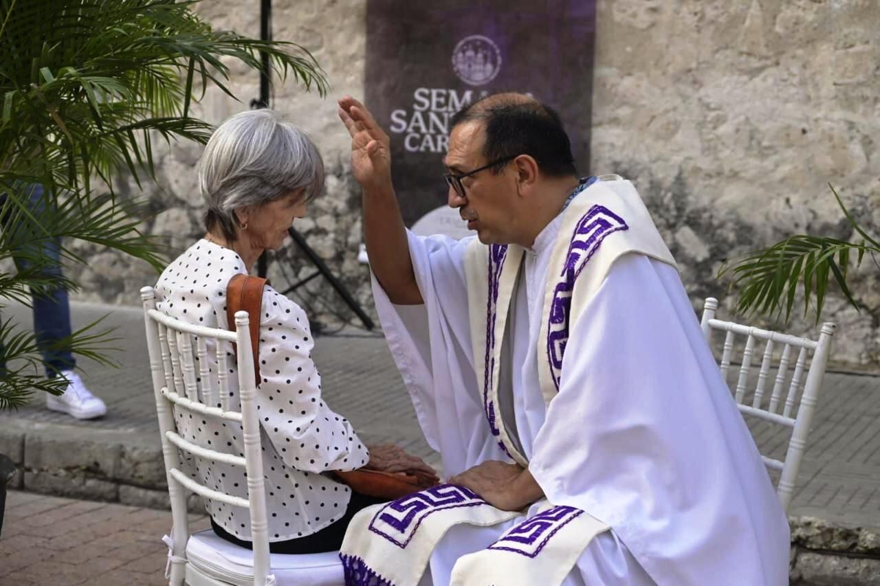 Miércoles Santo: gran Confesatón en Cartagena de Indias