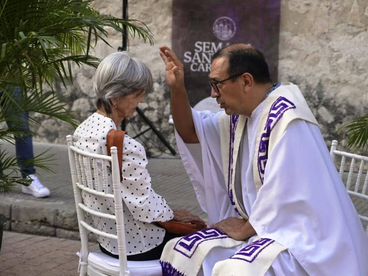 Miércoles Santo: gran Confesatón en Cartagena de Indias