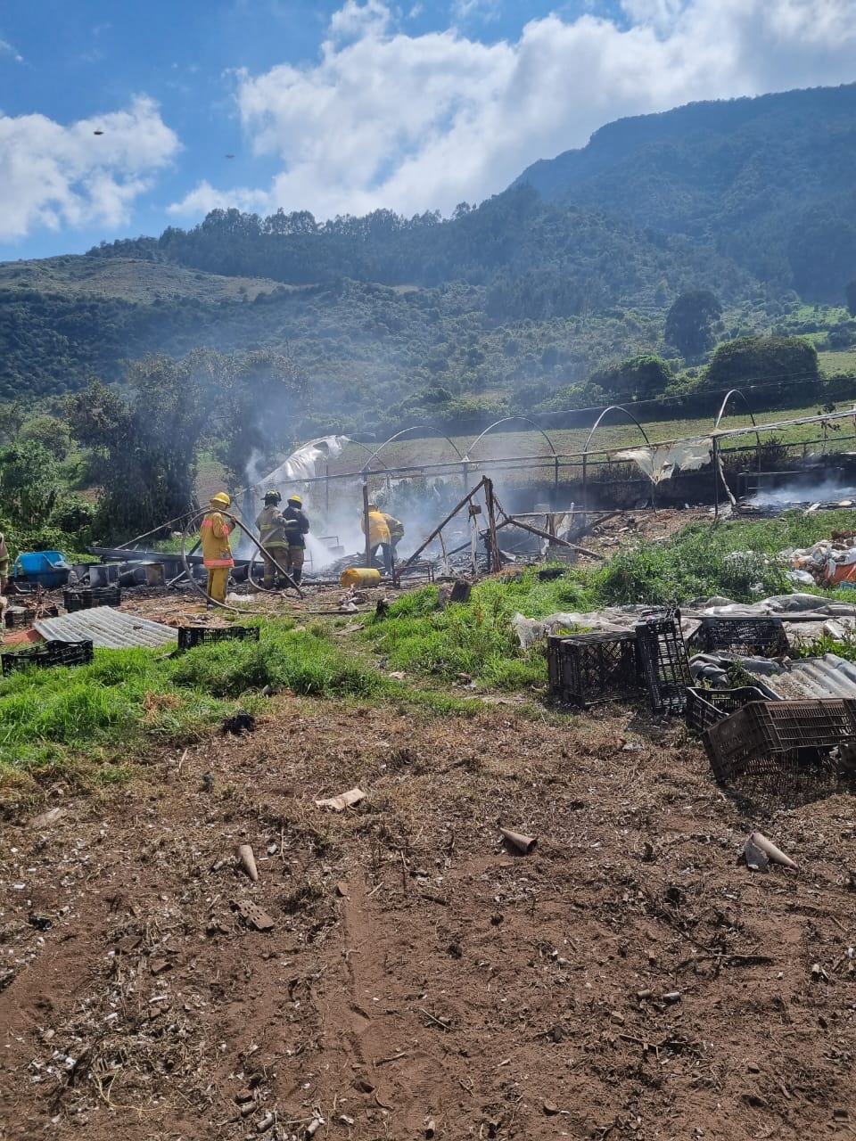Emergencia en Facatativá: Explosión en polvorería deja 8 lesionados por el fuego