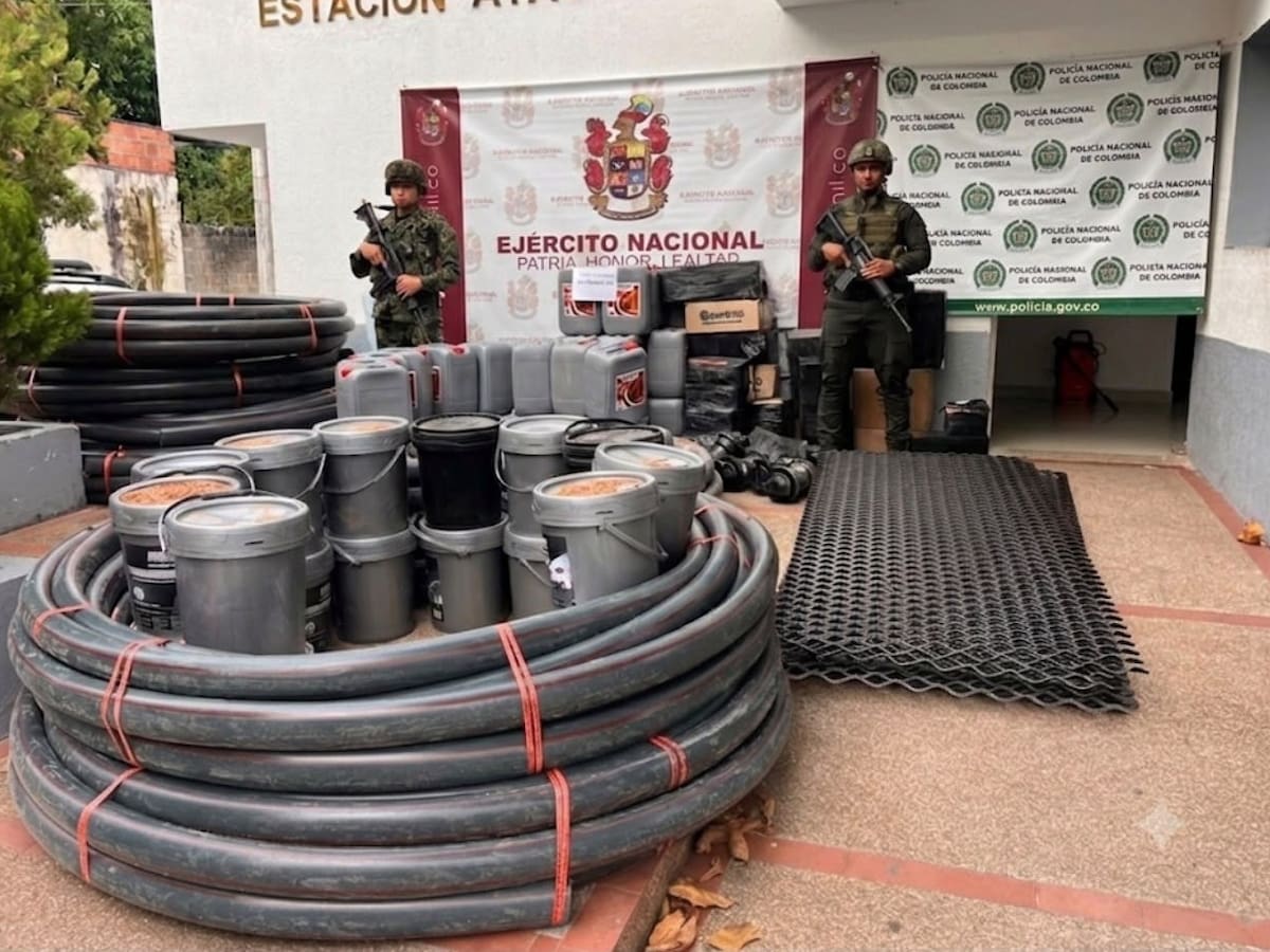 Golpe a la logística de la minería ilegal en el sur del Tolima: incautan combustible y equipos