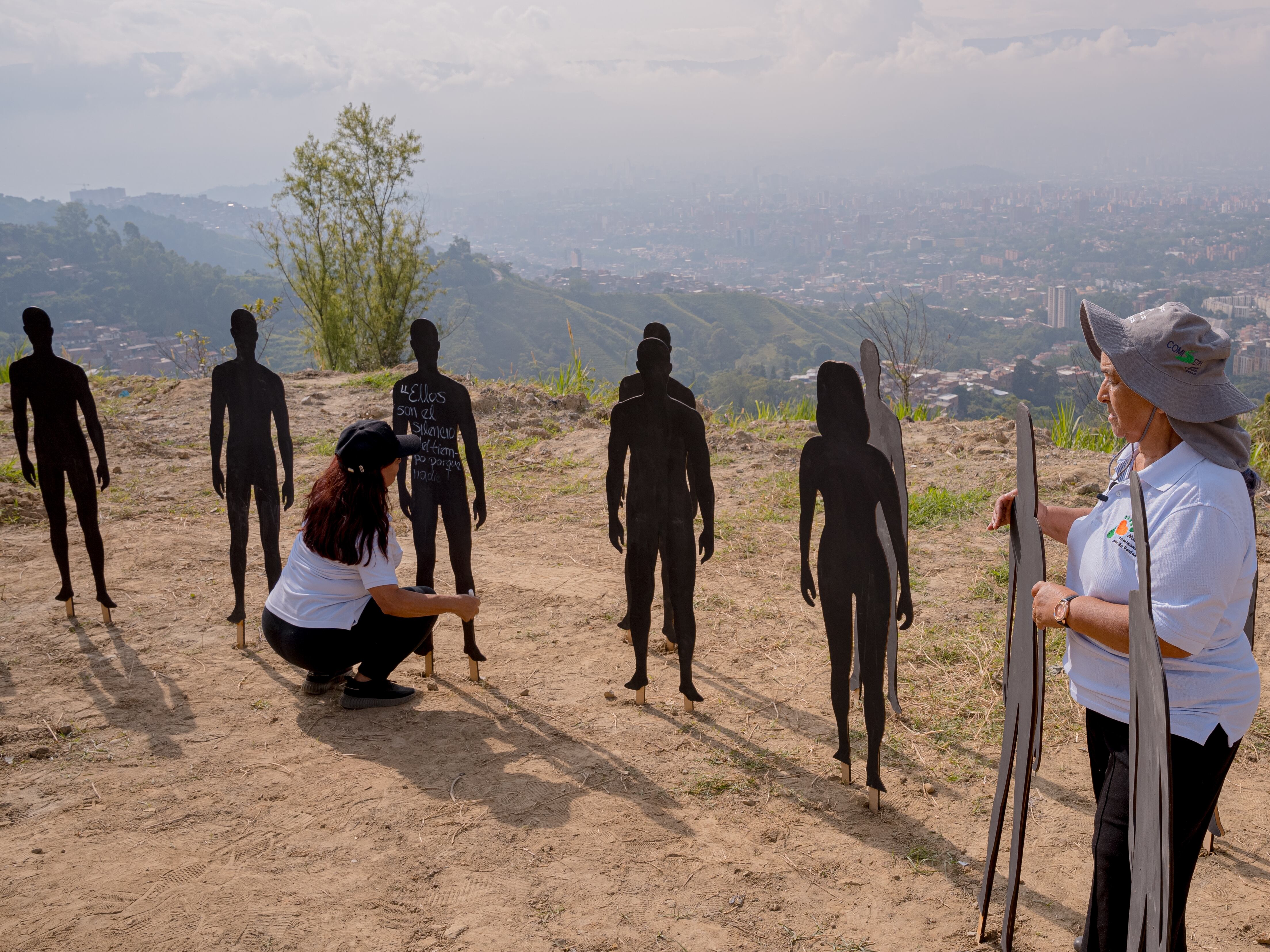 Desaparecidos escombrera comuna Trece Medellín- foto Diego Pérez Prensa JEP