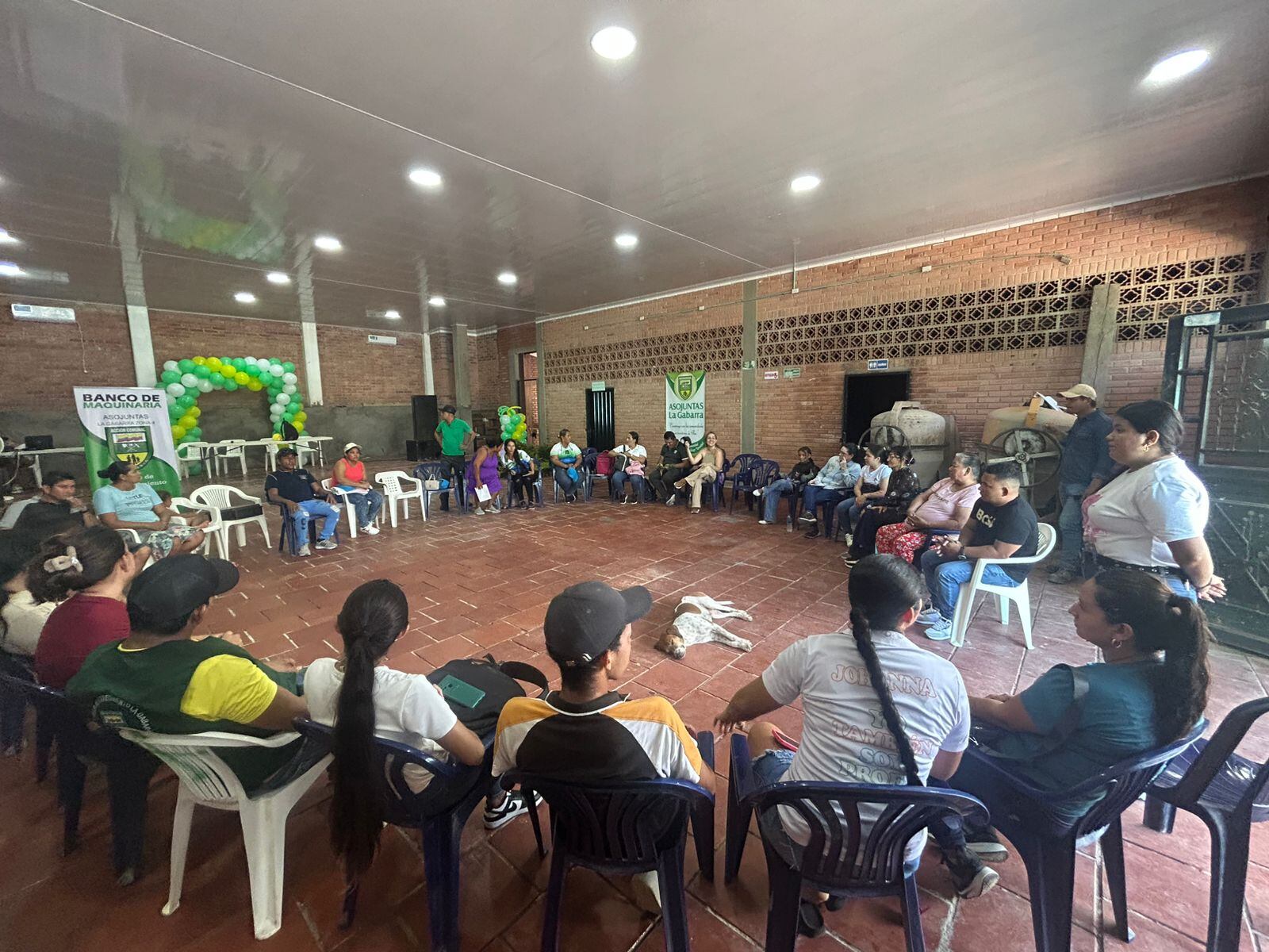 Ampliación salón comunal de La Gabarra / Foto: Agencia para la Reincorporación y la Normalización