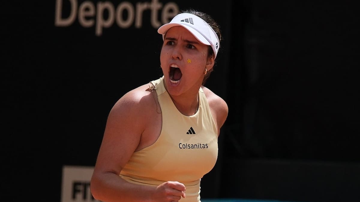 Camila Osorio, a paso firme en la Copa Colsanitas: eliminó a una bicampeona y se instaló en semis