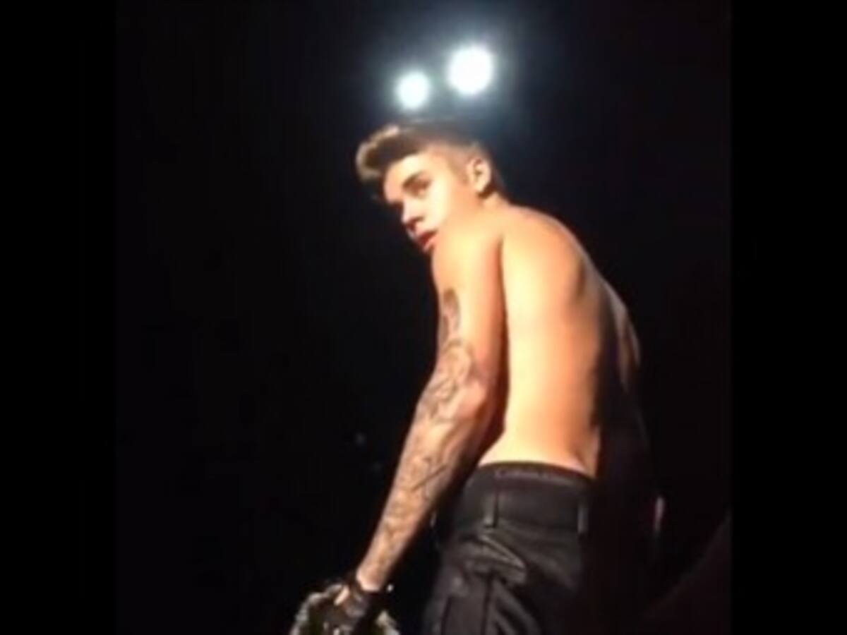 Justin Bieber recibe botellazo y anticipa final de concierto en Brasil