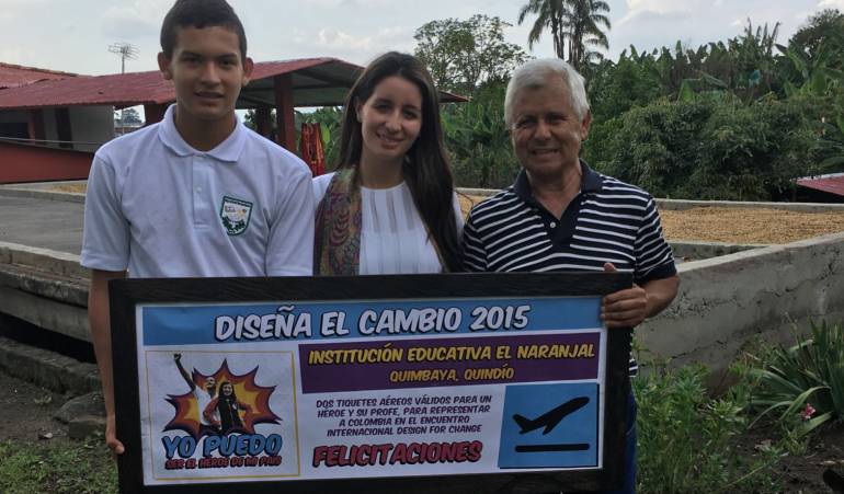 Los estudiantes pertenecen a la Institución Educativa el Naranjal en Quimbaya Quindío