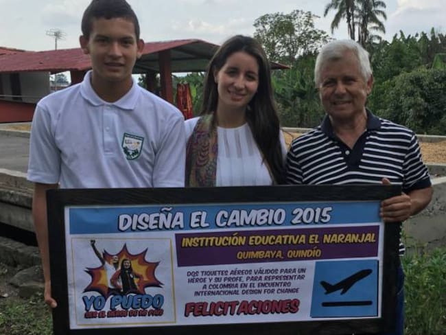 Los estudiantes pertenecen a la Institución Educativa el Naranjal en Quimbaya Quindío