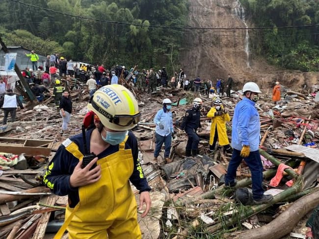 Derrumbe en Pereira: Confirman 5 nuevos desaparecidos por alud de tierra