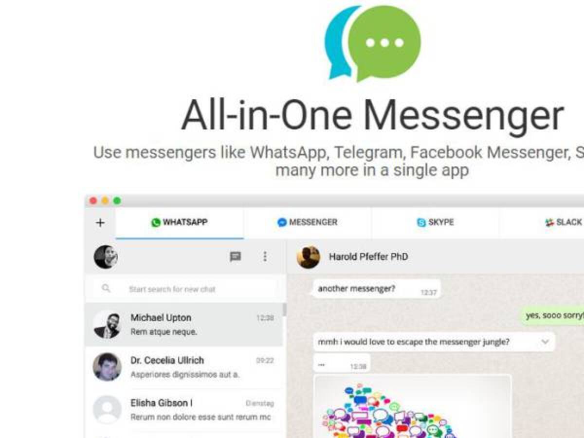 All-in-One Messenger: la nueva alternativa para tener todos sus chats en una ventana