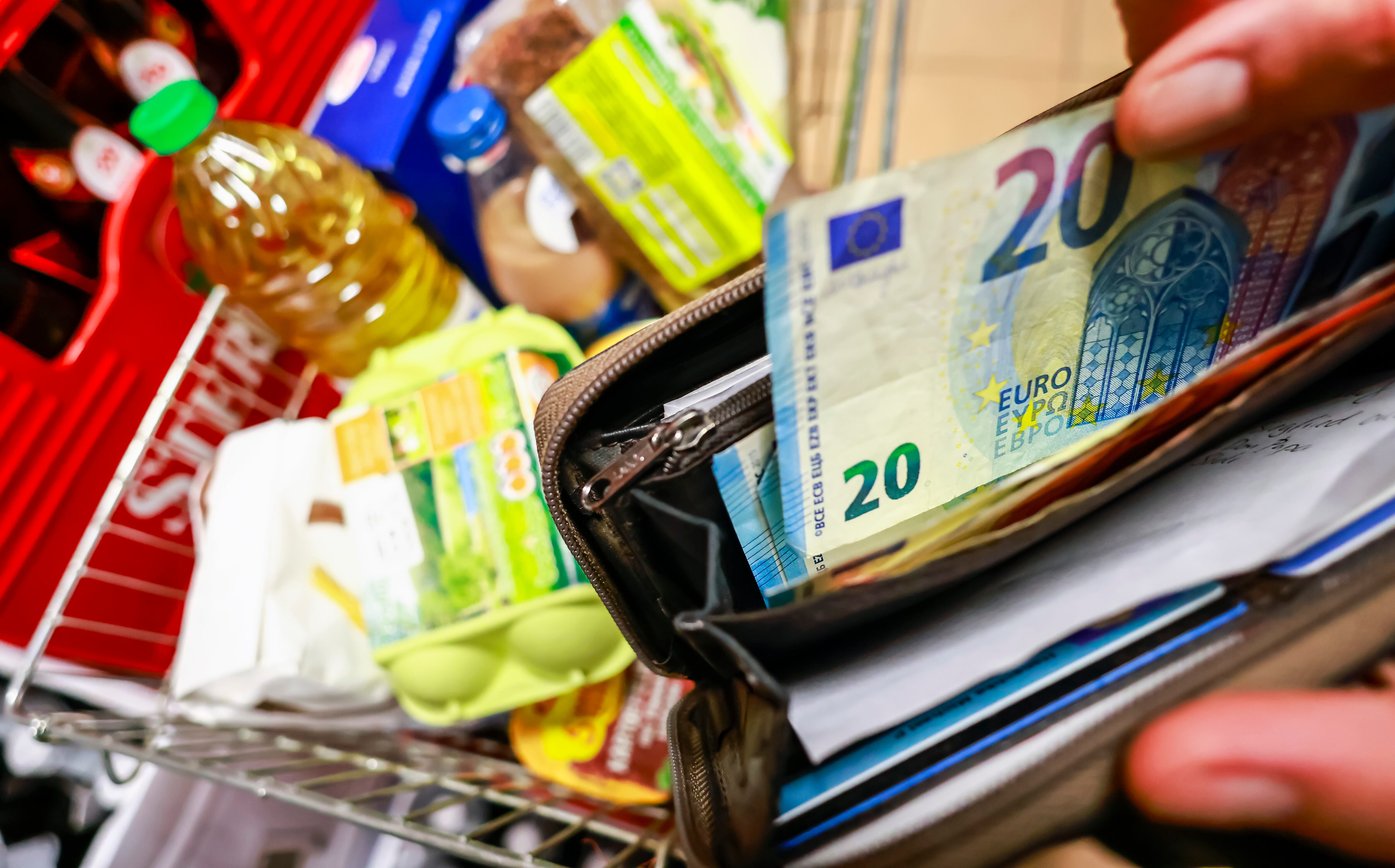 Compra de alimentos en Europa.