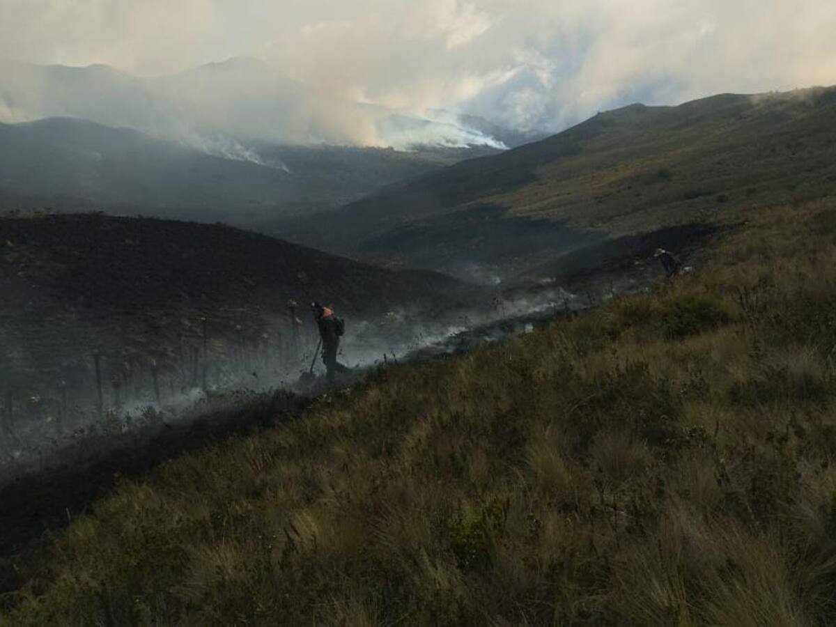 Más de 80 municipios de Boyacá en alerta por probabilidad de incendio forestal