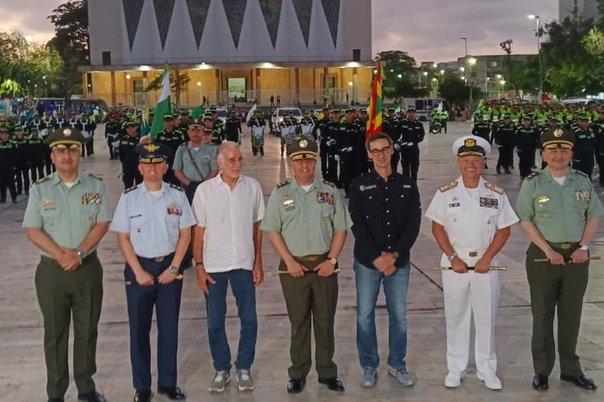 Transmisión de mando. Foto: Departamento de Policía Atlántico.